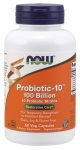 NOW Foods Probiotic-10, 100 miljardit - 60 kapslit