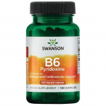 Swanson B6 p&uuml;ridoksiin, 100 mg - 100 kapslit