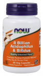 NOW Foods 8 miljardit atsidofiilust ja bifidust - 60 kapslit