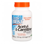 DOCTOR'S BEST atset&uuml;&uuml;l-L-karnitiinvesinikkloriid 500 mg (120 kapslit)
