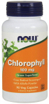 NOW Foods klorof&uuml;ll, 100 mg - 90 kapslit