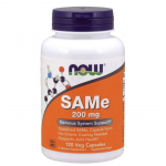Now Foods SAMe (S-adenos&uuml;&uuml;l-L-metioniin) 200 mg - 120 kapslit