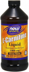 NOW Foods vedel L-karnitiin, 1000 mg troopiline pun&scaron; - 473 ml.