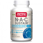 Jarrow Formulas NAC Sustain&reg; (N-atset&uuml;&uuml;l-L-ts&uuml;steiin) - 60 tabletti
