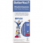 BetterYou multivitamiinidega laste igap&auml;evane suusprei, &scaron;okolaadi ja vahukommiga - 25 ml.