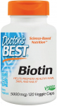 Doctor's Best biotiin, 5000mcg - 120 kapslit