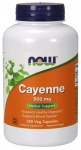 NOW Foods Cayenne'i pipar, 500 mg - 250 kapslit