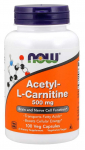 NOW FOODS atset&uuml;&uuml;l-L-karnitiinvesinikkloriid 500 mg (100 kapslit)