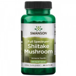SWANSON t&auml;isspektriga shiitake seened 500 mg (60 kapslit).