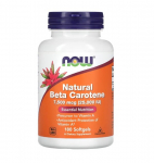NOW Foods Beetakaroteen Looduslik, 25 000 R&Uuml; - 180 kapslit