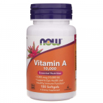Now Foods A-vitamiin 10 000 R&Uuml; - 100 pehmet kapslit