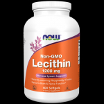 Now Foods Letsitiin (GMO-vaba letsitiin) 1200 mg - 400 pehmet kapslit