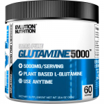 EVLution Nutrition Ultra Pure Glutamine 5000, maitsetu - 300 grammi