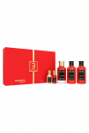 Komplekt Bharara Collection: Scarlet EdP 100 ml + du&scaron;igeel 200 ml + kehapiim 200 ml + EdP 10 ml + Rose EdP 10 ml
