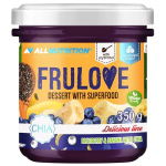 Allnutrition Frulove magustoit supertoidu, mustika, banaani ja t&scaron;iiaga - 350 grammi