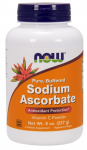 NOW Foods naatriumaskorbaat, pulberpuhverdatud - 227 grammi