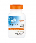 DOCTOR'S BEST koens&uuml;&uuml;m Q10 100 mg ja piperiin BioPerine (120 kapslit)