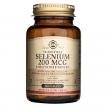 Solgar Selenium ilma p&auml;rmita 200 mcg - 100 tabletti