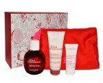 Komplekt Clarins Eau Dynamisante 100ml + Eau Dynamisante kehakreem 100ml + kooriv kehakoorija 30ml