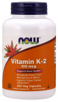 NOW Foods K-2-vitamiin, 100mcg - 250 kapslit