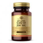 SOLGAR Megasorb CoQ-10 200 mg - koens&uuml;&uuml;m Q10 - Kaneka 200 mg (30 kapslit).