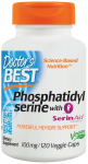 Doctor's Best fosfatid&uuml;&uuml;lseriin-seriin koos SerinAidiga, 100 mg - 120 kapslit