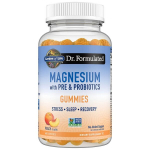Garden of Life Dr. formuleeritud magneesiumikommid pre- ja probiootikumidega, virsik - 60 kommi