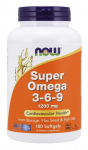 NOW FOODS Super Omega 3-6-9 1200 mg (180 kapslit)