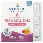 Nordic Naturals s&uuml;nnieelne DHA kummikommid, maasika-apelsini - 27 kummikommi