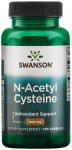 Swanson N-atset&uuml;&uuml;lts&uuml;steiin, 600 mg - 100 kapslit