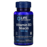 Eluea pikendav vitamiin B3 niatsiin, 500 mg - 100 kapslit