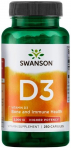 Swansoni D3-vitamiin, 2000 R&Uuml; - 250 kapslit