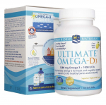 Nordic Naturals Ultimate Omega-D3, sidrunimaitseline, 250 mg - 60 pehmet geeli
