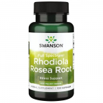 SWANSON t&auml;isspektriga Rhodiola Rosea juur 400 mg (100 kapslit).