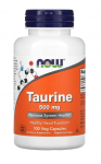 NOW Foods tauriin, 500 mg - 100 kapslit