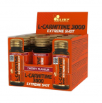 Olimp Nutrition L-karnitiin 3000 Extreme Shot, kirss - 9 x 25 ml.