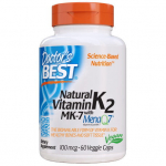 DOCTOR'S BEST K2-vitamiin MK7 100 mcg (60 kapslit)