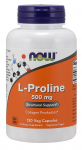 NOW Foods L-proliin, 500 mg - 120 kapslit