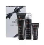 Collistar Uomo Unbox Your Style komplekt: Perfect Adherence Shaving Foam For Sensitive Skin 75ml + Toning Shower Gel 100ml + Energizing Cleansing Gel 30ml