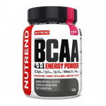 Nutrend BCAA 4:1:1 energiapulber, vaarikas - 500 grammi