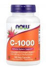 NOW Foods C-vitamiin-1000 koos 100 mg bioflavonoididega - 100 kapslit