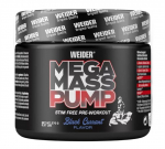 Weider Mega Mass Pump, must s&otilde;star - 270 grammi