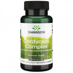 Swanson Cordyceps Complex reishi ja shiitake seentega - 60 kapslit