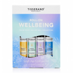 TISSERAND AROMATHERAPY Roll-on Wellbeing - eeterlike &otilde;lide komplekt meeleolu parandamiseks (4 x 10 ml)