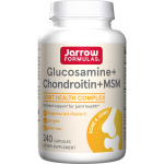 JARROW FORMULA Gl&uuml;koosamiin, kondroitiin ja MSM (240 kapslit)