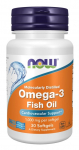 NOW Foods Omega-3 kala&otilde;li, molekulaarselt destilleeritud - 30 kapslit