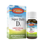 Carlson Labs Super Daily D3, 4000 R&Uuml; - 10 ml.