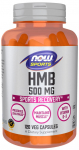 NOW FOODS HMB 500 mg (120 kapslit)