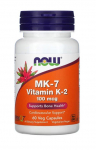 NOW Foods MK-7 K-2-vitamiin, 100mcg - 60 kapslit