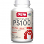 JARROW FORMULA PS100 - fosfatid&uuml;&uuml;lseriin 100 mg sojavaba (60 kapslit).
